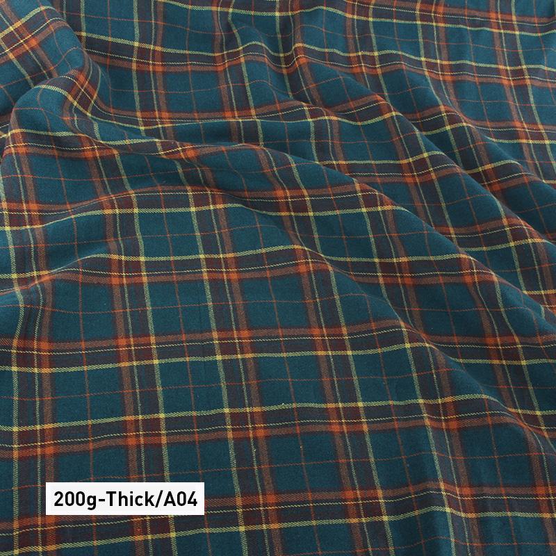 Medium/Thick Classic Stylish Scottish Checks Polyester Cotton Fabric for Sewing Clothes Skirts Dresses Tartan Designer Fabric