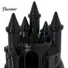 Mystery Atmosphere Decoration 3D Printed Medieval Castle Candle Holder, Gothic Dark Holder Candlestick, Fantasy Ornament for Halloween Home