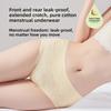 Big Size Ladies Spring and Autumn Flowers Pure Cotton Period Briefs