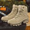 Fashion Men's Desert Combat Boots Outdoor Non-slip Tactical Boots Hiking Desert Ankle Hunting Shoes Work Safty Men Boots