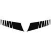 Ramuel Compatible With 2PCS Car Hood Cover Vinyl Stripe Stickers Racing Stripes Auto Bonnet Hoods Bumper Decoration Decals Graphics Accessories For