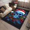 Next Day Shipping  Funny Spooky Christmas Pattern Print Carpet Living Room Sofa Mat Christmas Large Area Decorative Great Gift