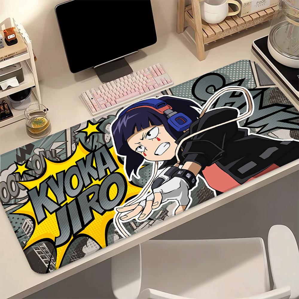 Anime M-My H-Hero A-Academia Mouse Pad Bakugo Katsuki Gaming Mousepad Non-Slip Desk Mat Keyboard Pad for Computer PC Gamer