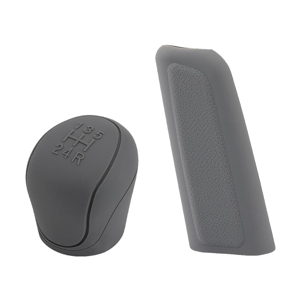 Silikon Auto Getriebe Kopf Schaltknauf Abdeckung Handbremse Abdeckung Schutz für Ford Focus 2 3 4 MK2 MK3 MK4 MT 2009 - 2017