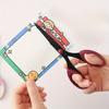 Color Scissor Stainless Steel Blade Safe Design Paper Cutting Scissors for Fine Art Diary Album Craft Office School Supplies