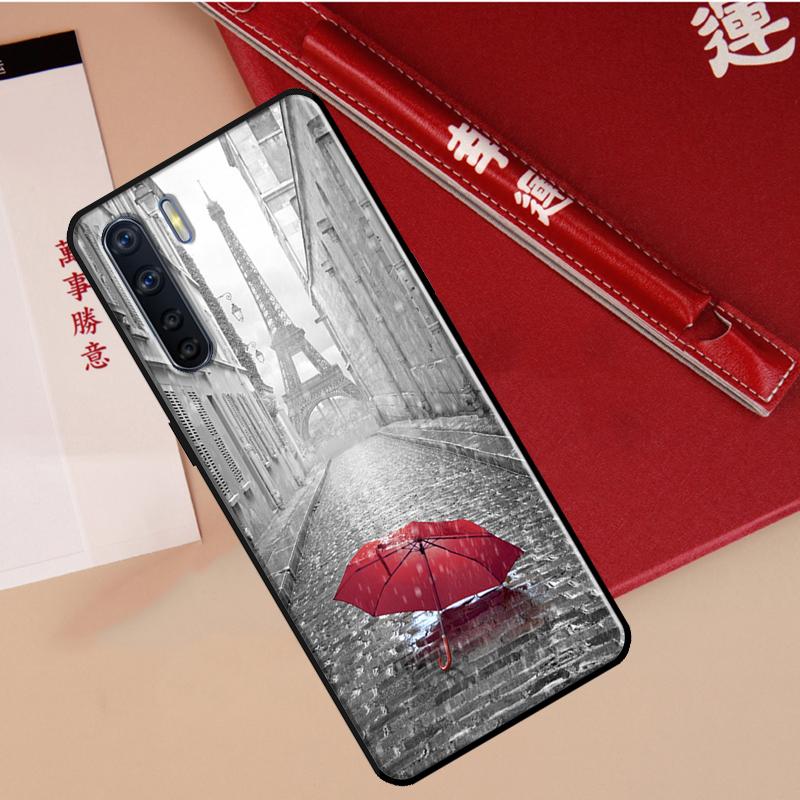 Paris Eiffel Tower Case For Oppo A40 A78 A54 A74 A94 A17 A57 A77 A76 A16 A96 A18 A60 A80 A38 A58 A98 A15 A5 Pro
