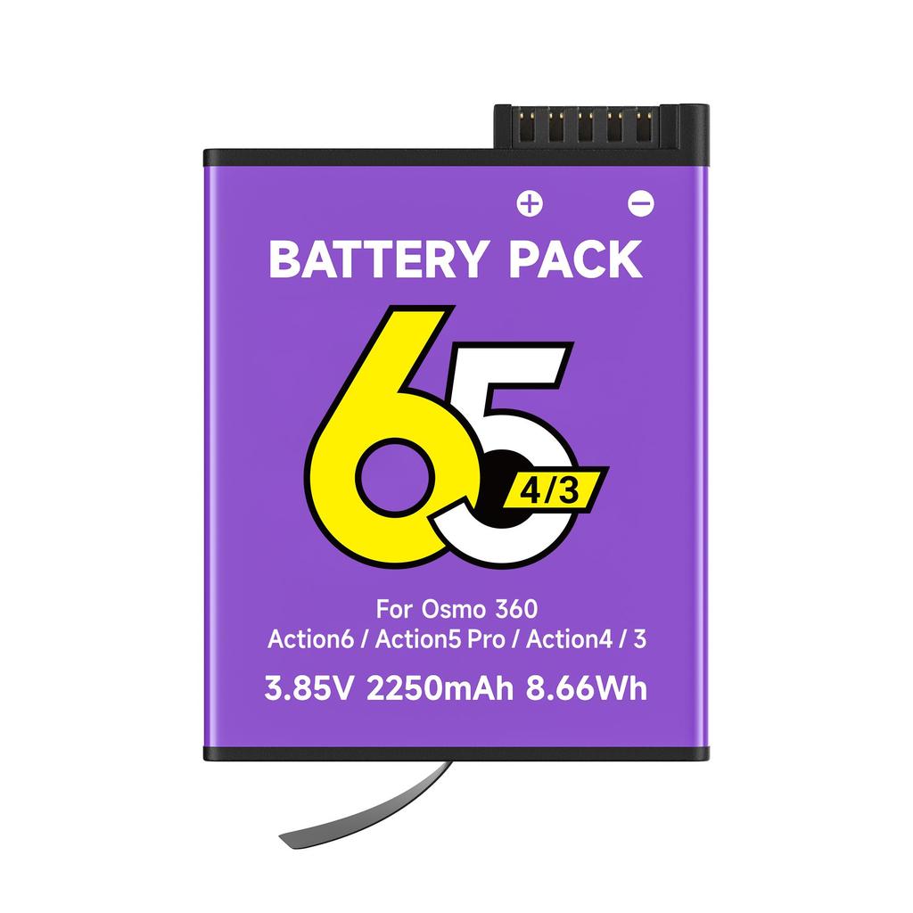 PALO For DJI Action 6/5/4/For DJI Osmo 360 Replacement Battery for DJI Osmo Action 4/3 Camera Battery Accessories