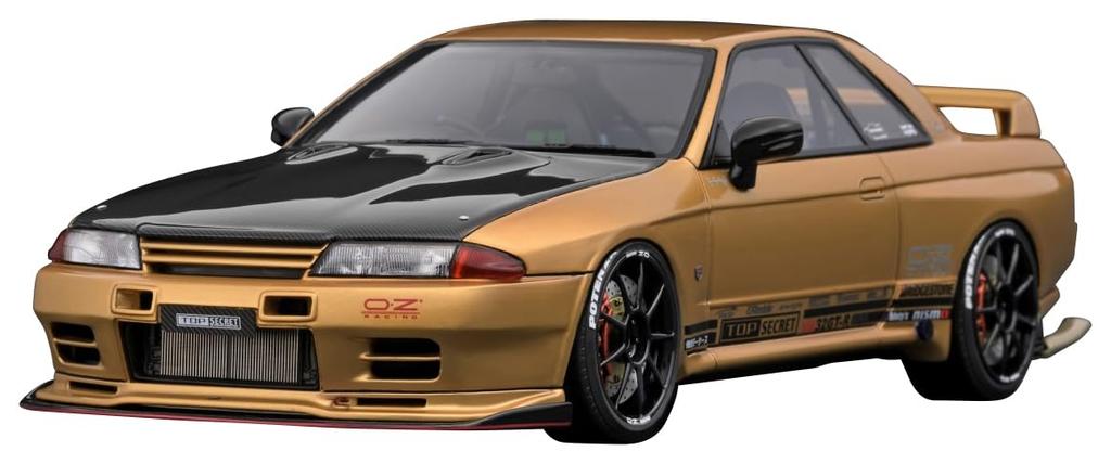 Ignition Model TOP SECRET Gold Finished Product 1/18 GT-R (VR32)