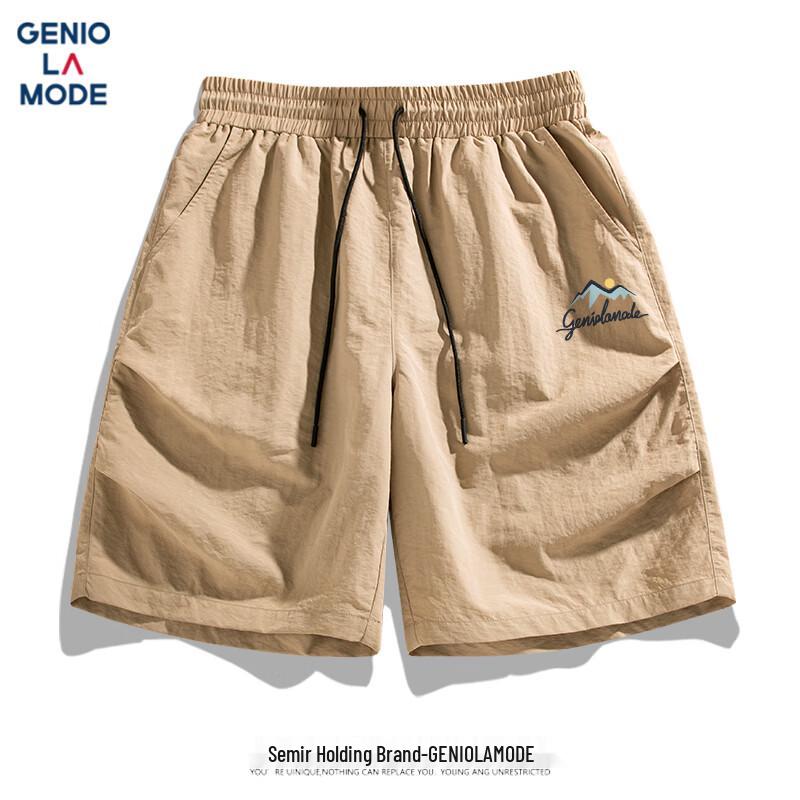 GENIOLAMODE Men s Summer Cargo Shorts M