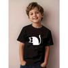 European Sizes Boys' Tractor Print T-Shirt - Vehicle & Farm Compatible Summer Short Sleeve Top | Machine Washable Round Neck Casual Shirt