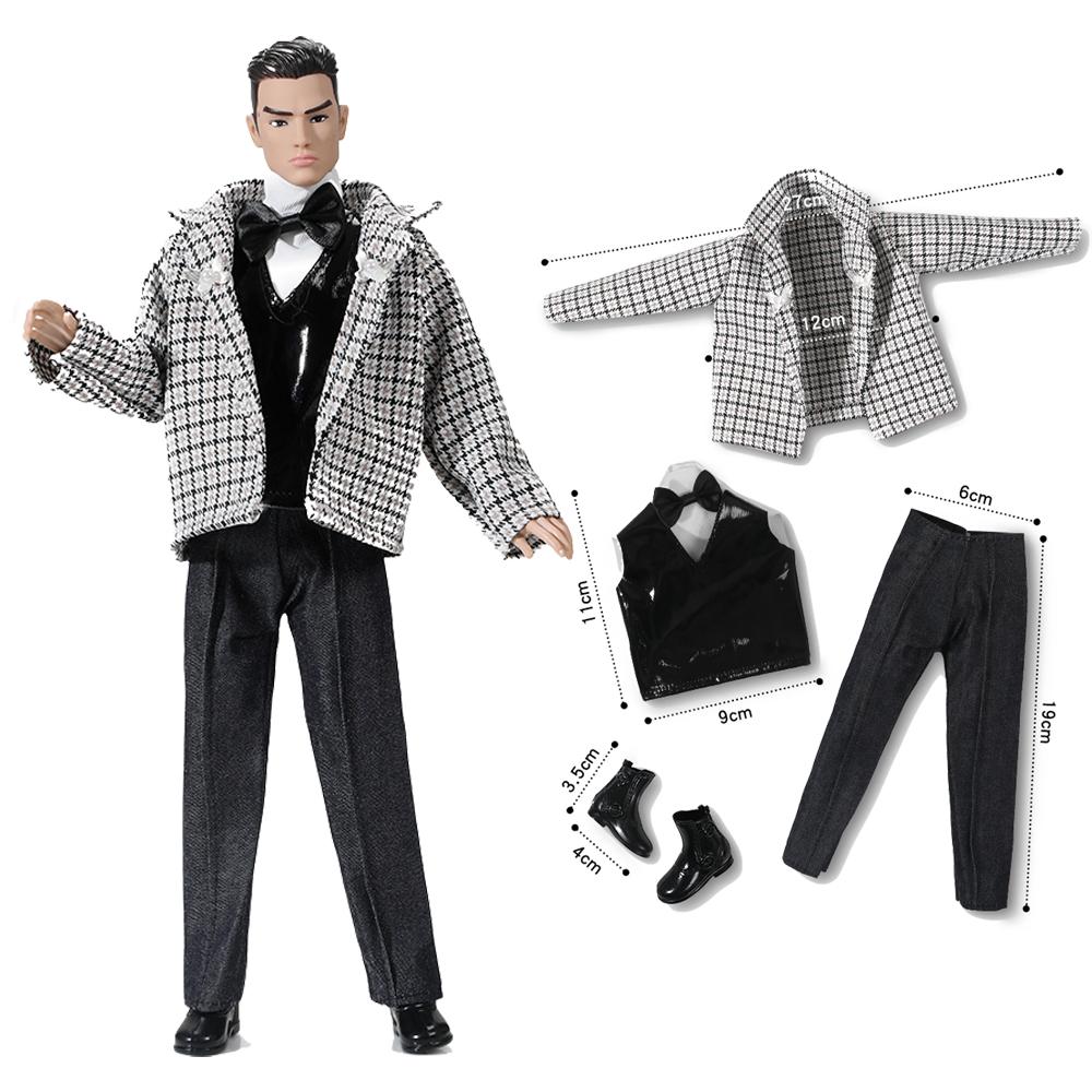 NK 30CM Prince Doll Coat 1/6 Male Dolls Accessories For 12 inch Boy Doll Clothes 11.5 Inch Doll Clotrhes Princess Outfits JJ