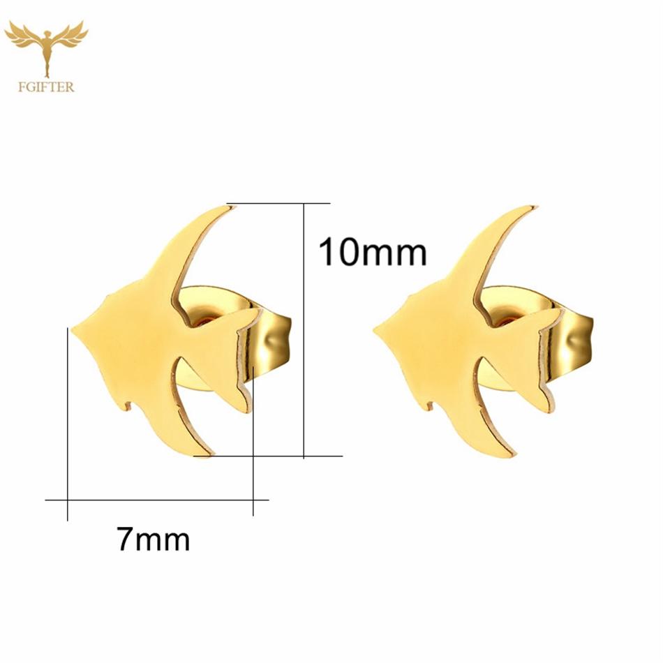 12 Pair Marine Animal Earrings for Women Sea Turtle Shell Starfish Dolphin Penguin Fish Stainless Steel Ear Studs Summer Zircon