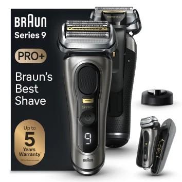 Braun Series 9 Pro+ 9525s Folienrasierer Nass/Trocken Trimmer 90 min Metallic - Bild 3