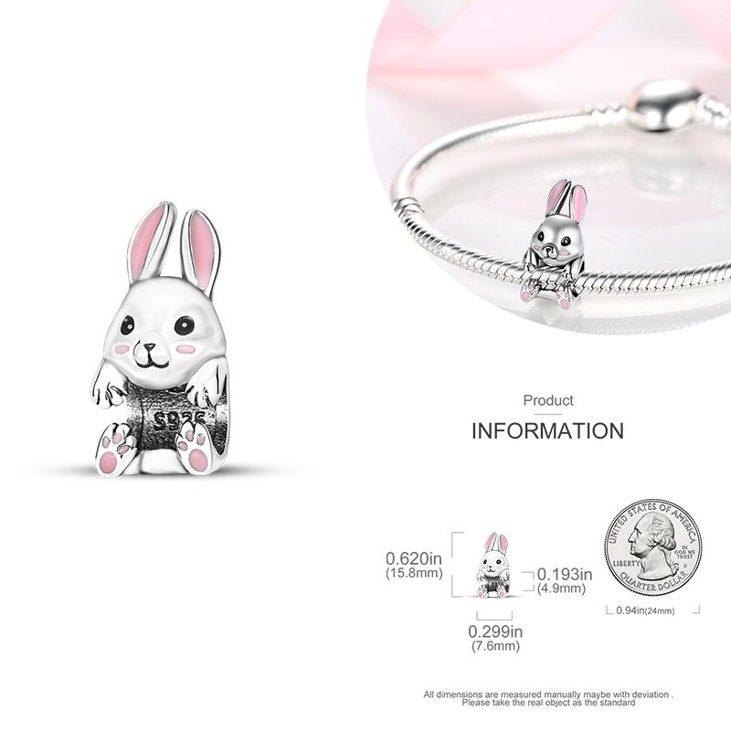 Charms Copper Beads For Women Fit Original Bracelet Animals Diy Pendants Jewelry