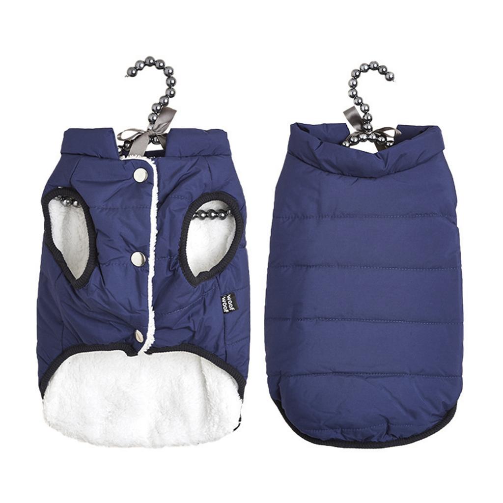 Winter Pet Costume Supplies for Small Dogs Warm Dog Clothes Accessory Windproof Dog Polyester Jacket Yorkies French-Bulldog Coat