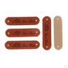 20pcs Handmade Labels PU Leather Label for Clothes Jeans Bag Sewing 45x11mm -
