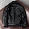 Thickened Lambswool Genuine Leather Fur Coat Men B3 Flight Jacket Large Size Warm Winter Outwear