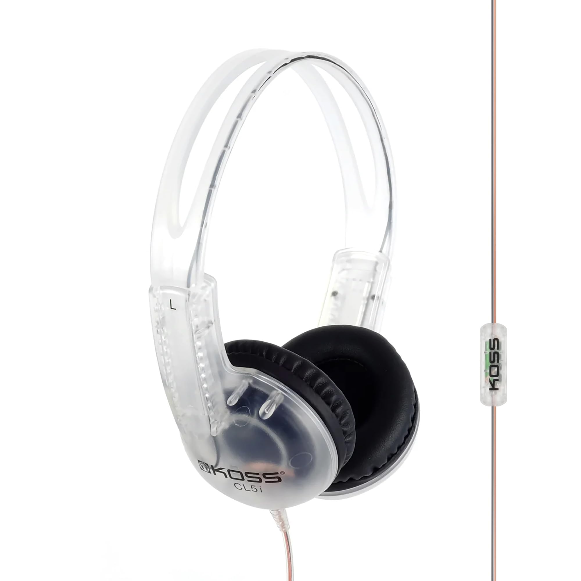 Koss CL5i Clear Transparent Headphones with