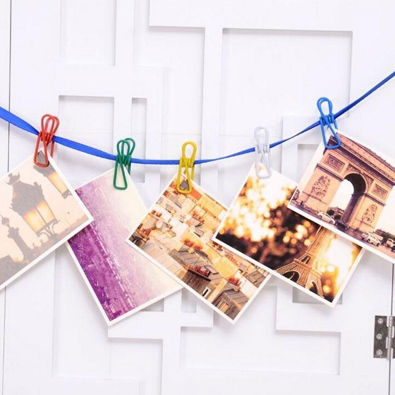 10 PCS Clothes Clamp 5pcs Metal Binder Clips Clothespin Sealing Clamp Craft Photo Office Bookmarks
