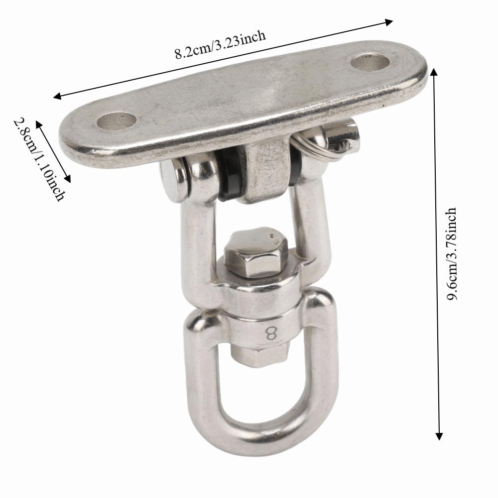 Stainless Steel Hammock Hanging Kit Silver Swing Hanging Hook Heavy Duty Swing Hook  Hammock Chair