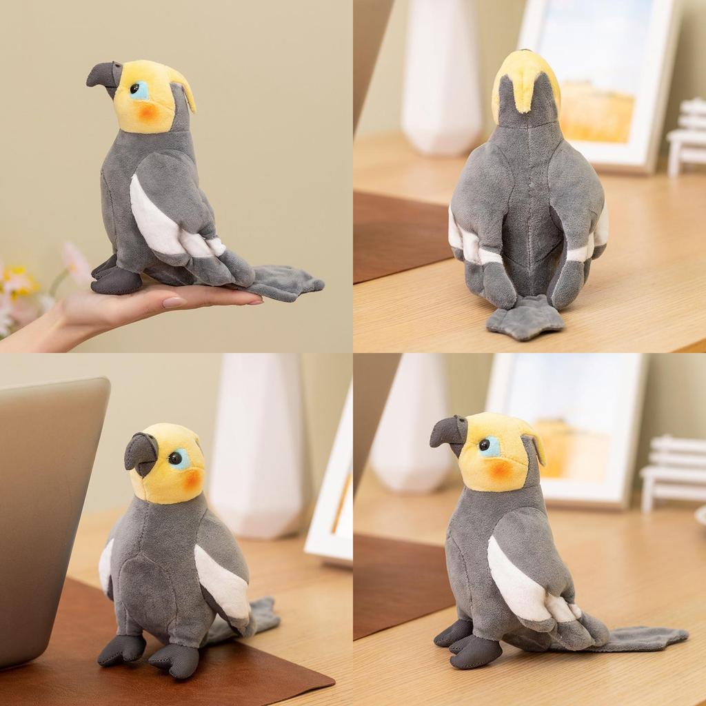 Plush Parrot Toy Animal Collectible Soft Stuffed Animal For Kids And Toddlers