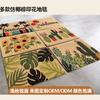 Imitation Coconut Palm Christmas Printed Floor Mat Door Absorbent Carpet Outdoor Door Mat Pvc NonSlip Foot Mat