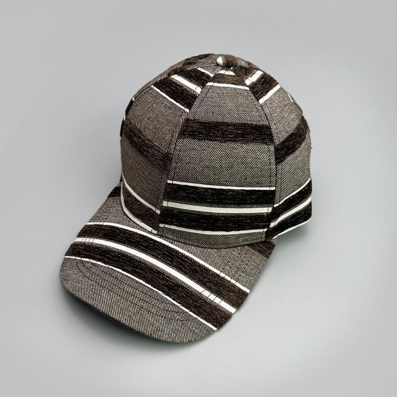 Classic Retro Plaid Striped Baseball Cap Men'S And Women'S Sunshade Casual Outdoor Fashion Cap