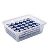 Rectangular Plastic Kitchen Storage & Drain Basket (2-Pack)