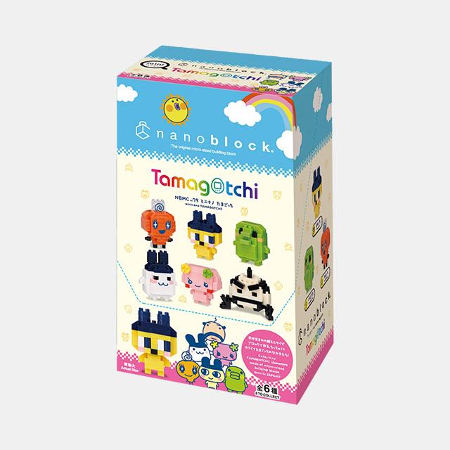 [Bandai] Nanoblock Mini Tamagotchi Collectible Block Set (6-Pack)