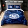 Millwall Football Design Bed Bedding Set 1 Duvet Cover + 2 Pillowcases Soft Breathable Household Bed Linens