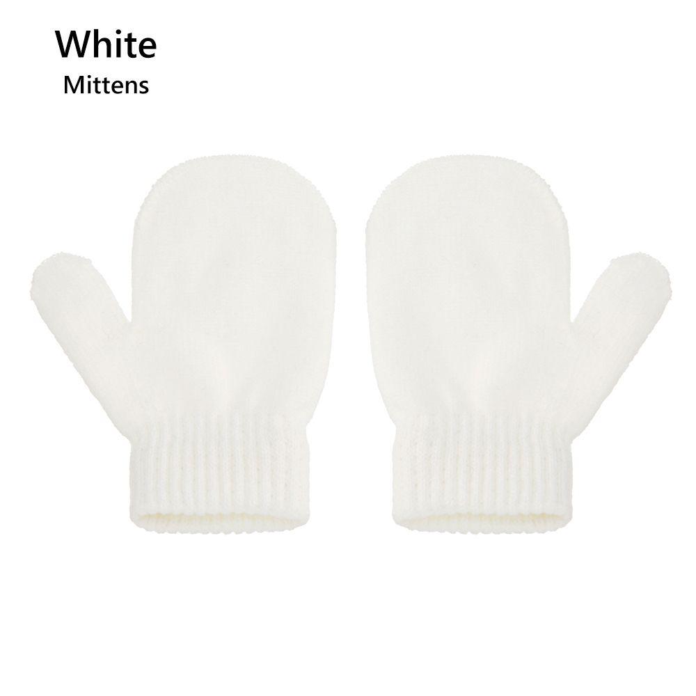 1-4 Years Fleece Lined Winter Earflap Beanie Hat Kids Hat Gloves Set Pom Pom Hat Mittens