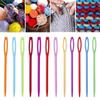 7/9cm ABS Knitting Needles Plastic DIY Crochet Hooks Sewing Needle Tool  Kids DIY Toys