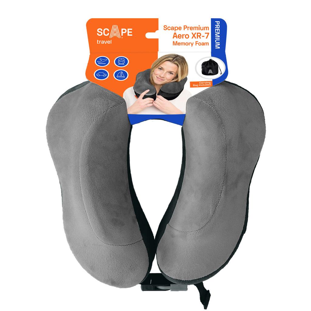 Neck Pillow Scape Travel Grey
