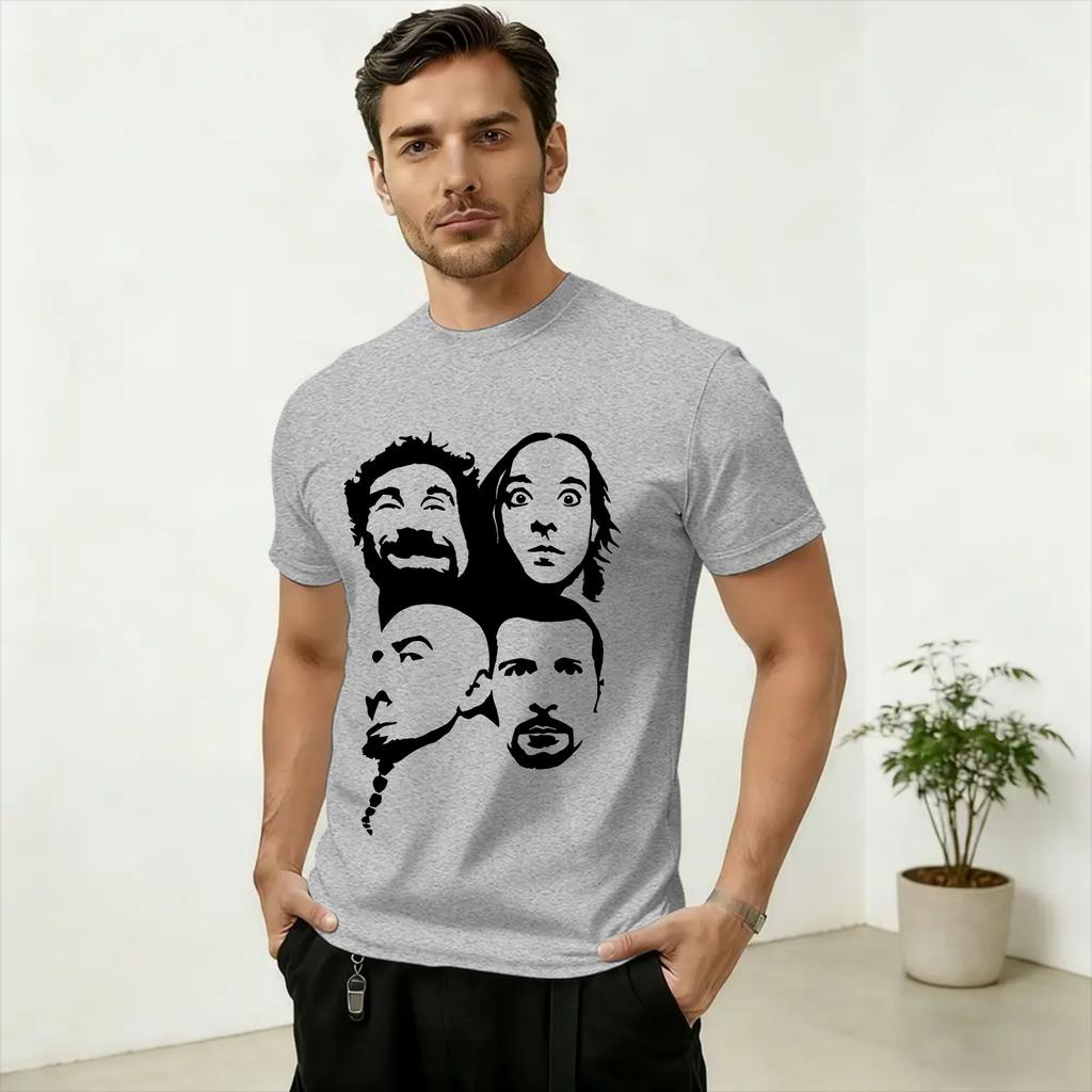 Unisex's Band SOAD Live 2026 Concert T Shirts Pure Cotton Tops Vintage Short Sleeve Round Collar Tees Gift Idea T-Shirt