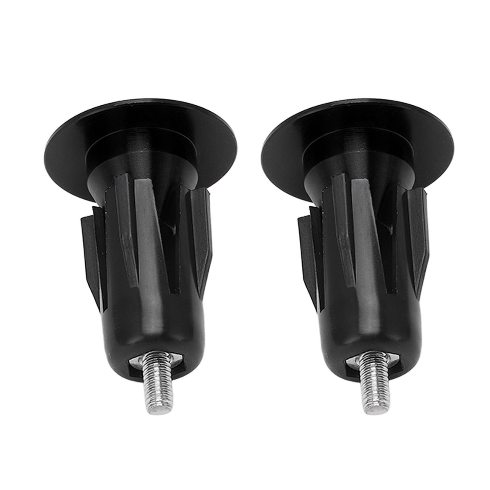 

2 шт. Заглушки руля велосипеда из алюминиевого сплава, износостойкие, универсальные, заглушки для торцов грипс горного велосипеда, черные чёрный