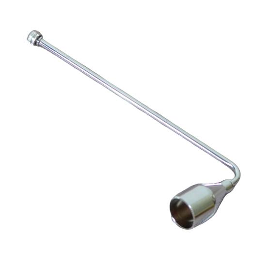 Kerzenlöscher aus Metall mit langem Griff Edelstahl Teelicht Kerzendocht Flammenlöscher Kerzenlöscher Werkzeuge Kerzenzubehör