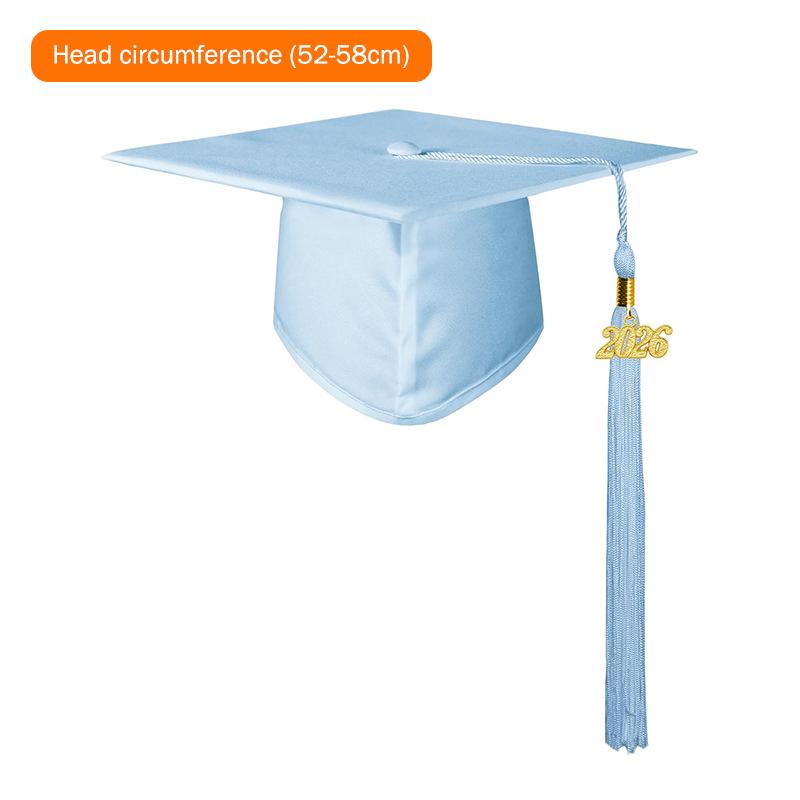 2026 Graduation Cap Headwear With Tassel For High School & Bachelor Degree Cap Unisex Graduation Dress Ceremony Hat Master