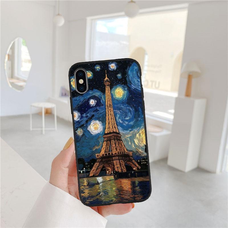 LO81 Paris Eiffel tower Soft Shell Phone Case for Redmi Note 10 11 12 Pro Max 10S 10C 10T 11A 11S 12S 12C