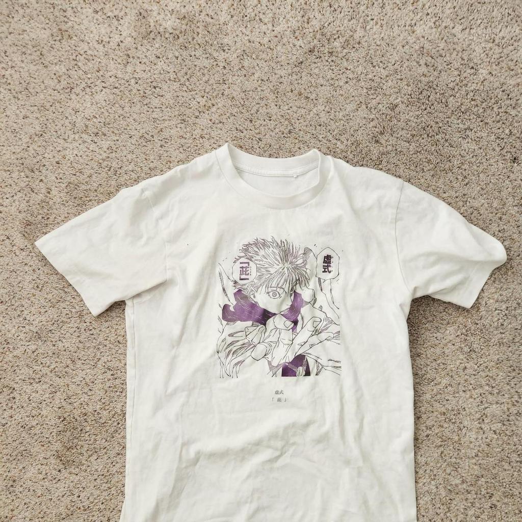 Jujutsu Kaisen ShortSleeve Top AnimePrint Streetwear Y2k Style Suitable For All Ages (Summer 2026 New Arrival)
