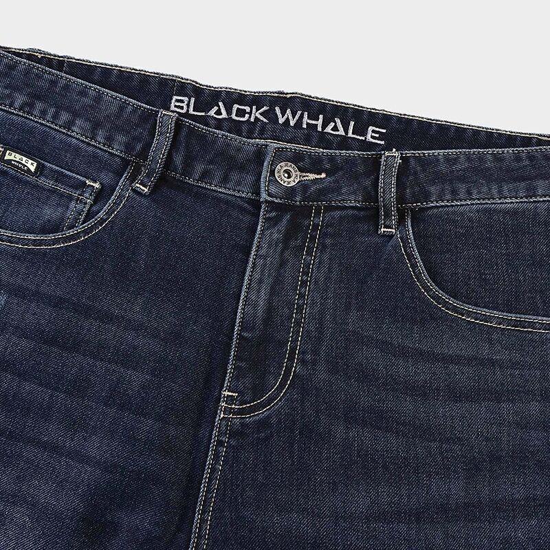 Black Whale Men's Slim-Fit Denim Jeans