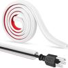 1pc 2mX1.5cm Floor Cable Cover Self-Adhesive Cable Anti Extrusion Extension Wiring Duct Protector Wire Organizer for Floor