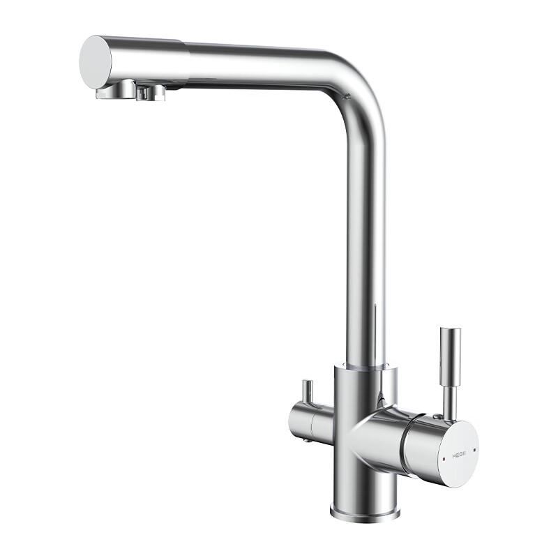 Hegii Dual-Function Brass Kitchen Faucet