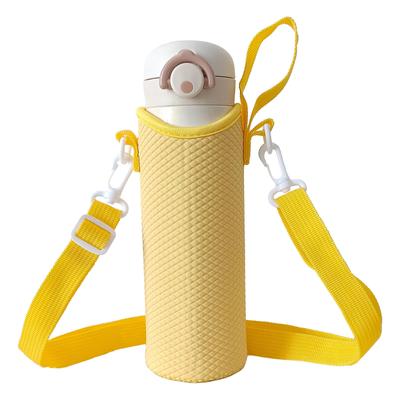 Futakuchi Water Bottle Case with Shoulder Strap Cold Insulation for 500ml 600ml Thermos Plastic Bottle Cover Plastic Bottle Holder Handbag Crossbody