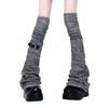 Calze Lunghe Estetiche a Coscia con Catena con Fibbia Harajuku Punk Scaldamuscoli Sopra il Ginocchio Calze Svasate per Donne