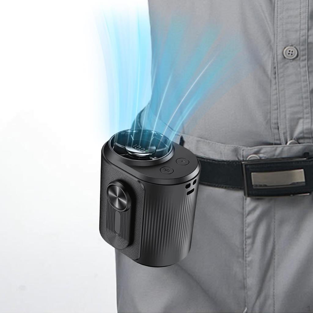 Personal Cooling Fan Type C Charging Belt for Running Climbing Outdoors