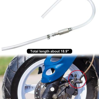 Motorrad Bremsenentlüftungsölwechselpumpe Werkzeug mit Rückschlagventil Hydraulikkupplung Ventil Schlauchset Auto Kupplung Bremse Entlüfterschlauch