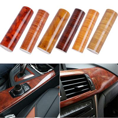Auto Houtnerf Folie Stickers Decals Wrap Folie PVC Hout Textuur 10x100cm Universele Auto Carrosserie Styling Decor Auto Interieur DIY