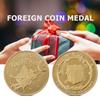 Non-currency Coin Tooth Fairy Gold Plated Elf Pattern Physical Commemorative Coin Creative Gifts Decoration Crafts for Kids