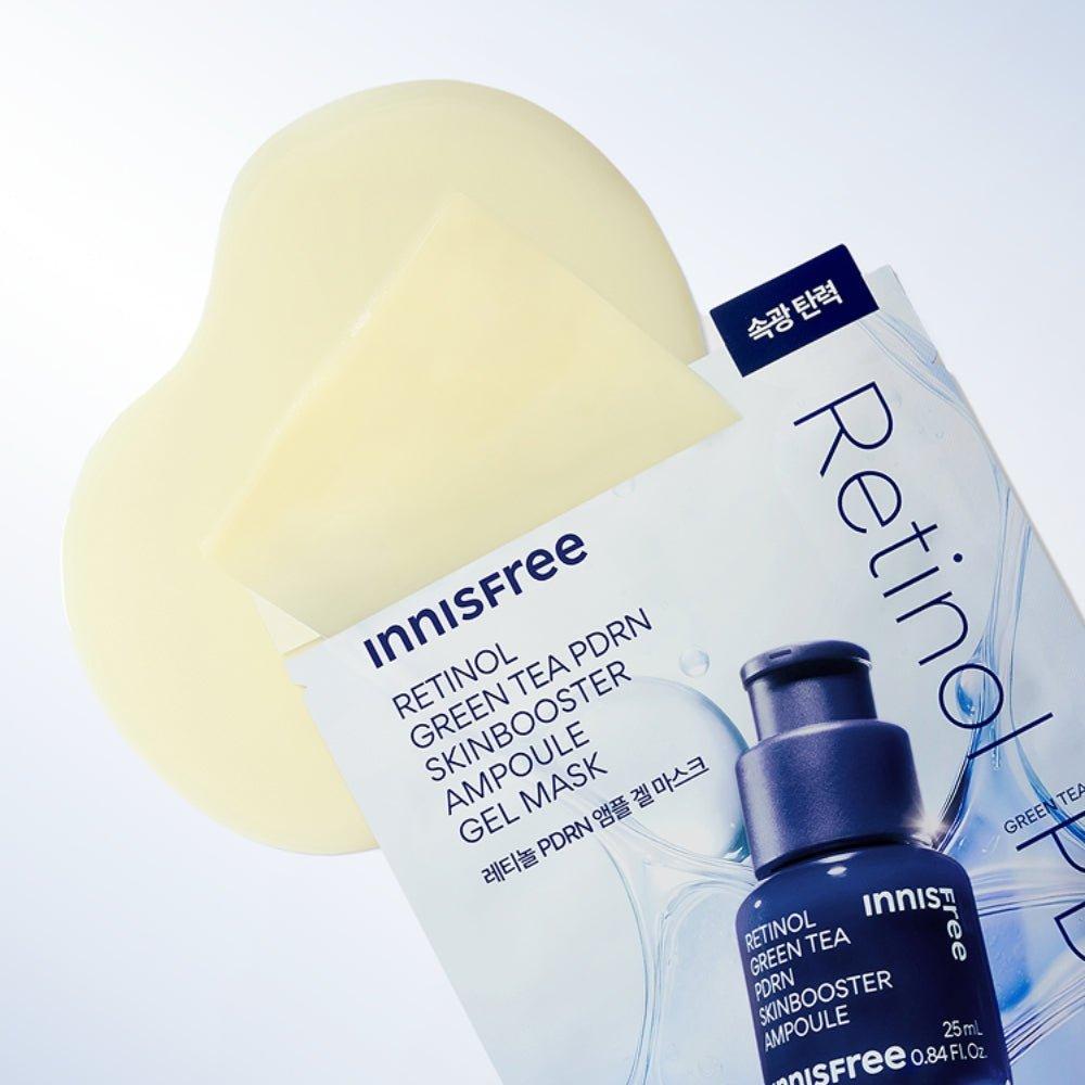 

Retinol Green Tea PDRN Skin Booster Ampoule Gel Mask 25 ml / 0.84 fl. oz. set 2ea