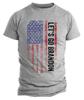 FJB Let's Go Brandon Joe Biden Tshirt Funny Political Shirts Trump 2024 USA Flag